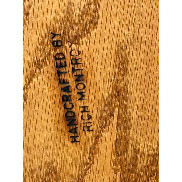 Vintage 1970s Wood Grocery List/Notepad Holder with Metal Eagle Rustic Americana - Picture 5 of 5